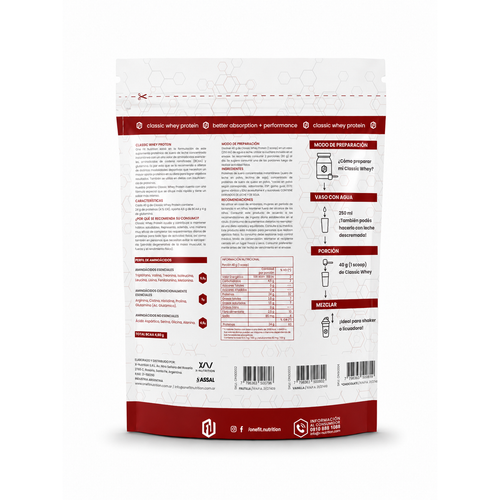 Classic Whey Protein 2 Lbs + Creatina Monohidrato 200 Grs