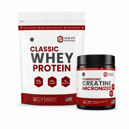 Classic Whey Protein 2 Lbs + Creatina Monohidrato 200 Grs