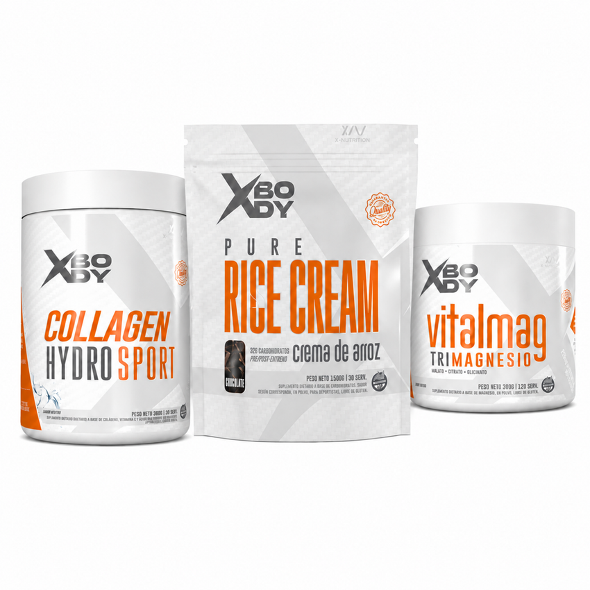 Combo deportivo: Colageno Hydrosport + Pure Rice Cream + Vitalmag (10%OFF)