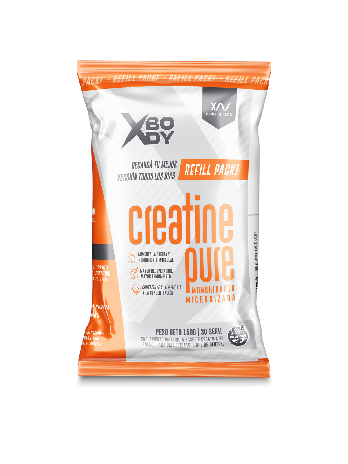 NUEVO - Refill de Creatine Micronized Pure 150Grs