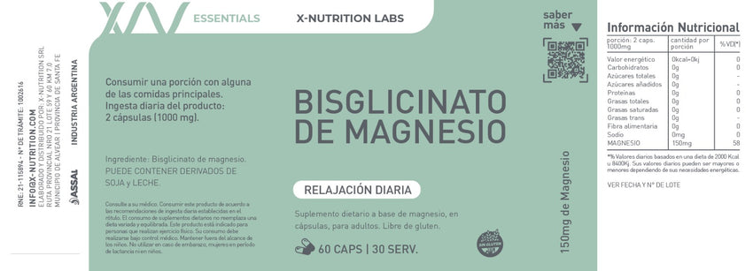 Bisglicinato de Magnesio